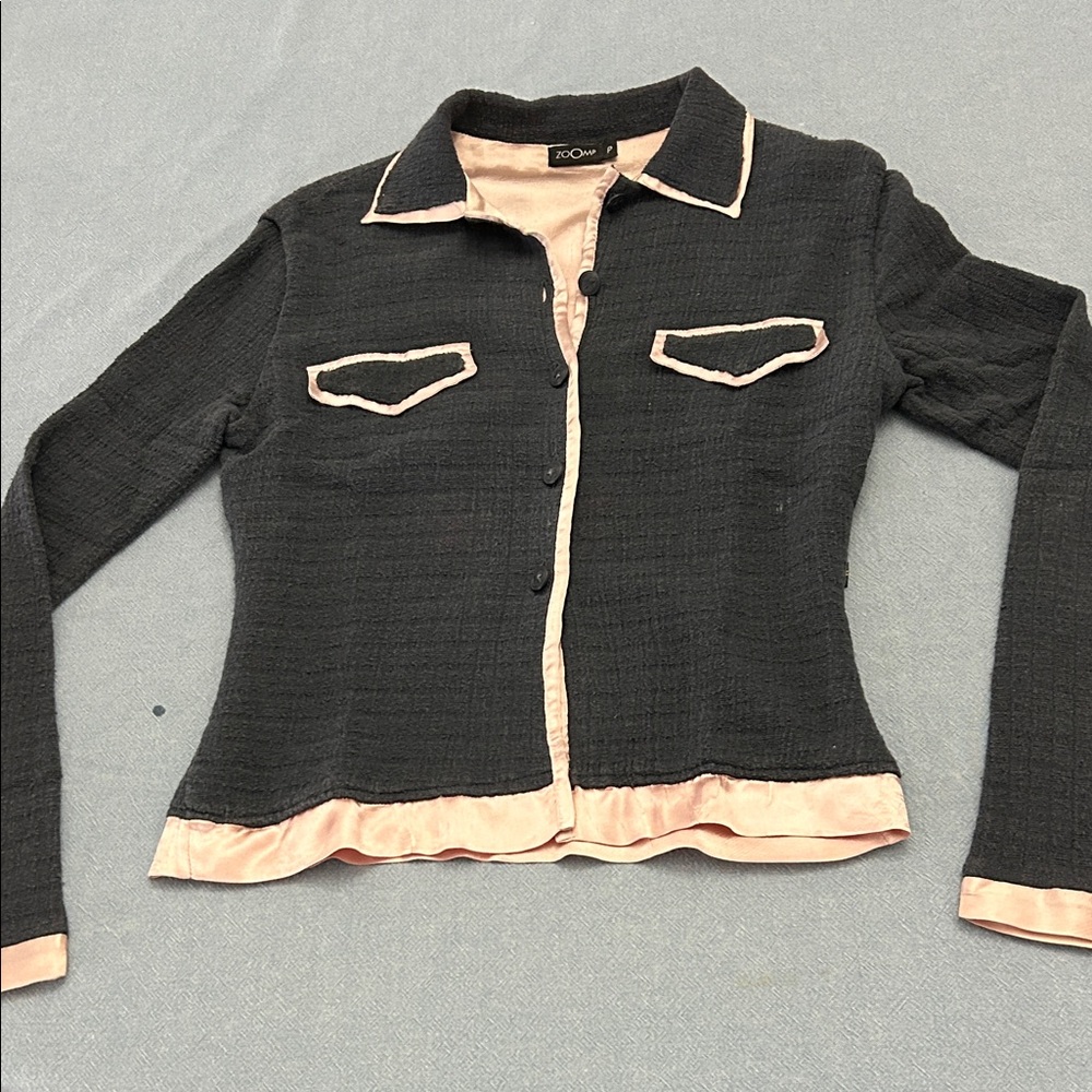 Zoompy Gray and Pink Blazer